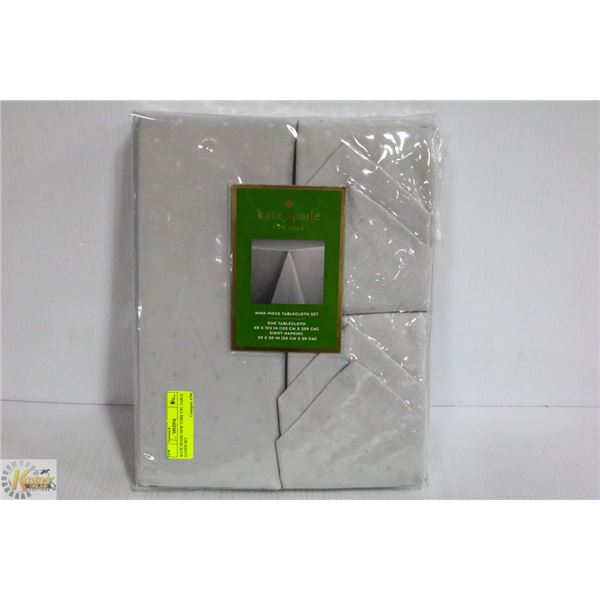 KATE SPADE NEW YORK 9 PC TABLE CLOTH SET
