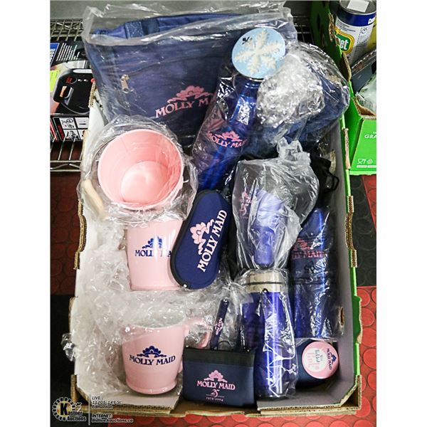 BOX OF ALL NEW MOLLY MAID PRODUCTS INCLUDES: