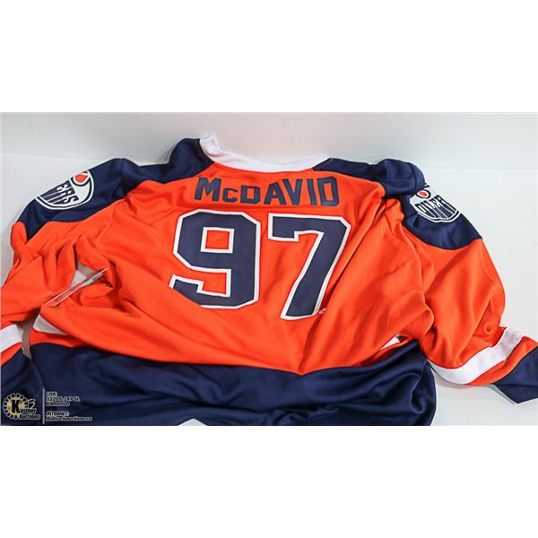 OILERS JERSEY CONNOR MC DAVID
