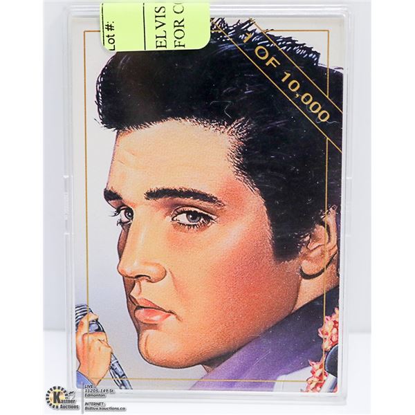 ELVIS PROMOTIONAL CARD ONLY FOR CONVENTION
