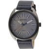 Image 1 : NEW DIESEL GREY DIAL 45MM LEATHER STRAP WATCH