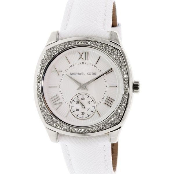 NEW MICHAEL KORS WHITE DIAL 40MM CHRONO MSRP $340