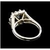 Image 3 : 4.42 ctw Black Diamond Ring - 14KT White Gold