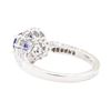 Image 3 : 1.81 ctw Sapphire And Diamond Ring - 18KT White Gold