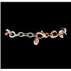 Image 3 : 2.36 ctw Diamond Bracelet - 14KT Rose and White Gold