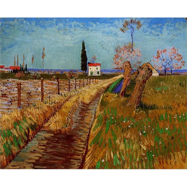 Van Gogh - Path Through A Field With Willows