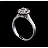 Image 4 : 0.99 ctw Diamond Ring - 14KT White Gold