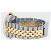 Image 9 : Rolex Mens 2 Tone Mother Of Pearl Diamond & Sapphire Datejust Wristwatch