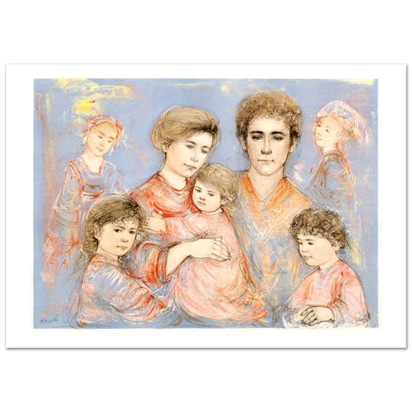  Michael's Family  Limited Edition Lithograph (36  x 26 ) by Edna Hibel (1917-20