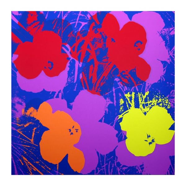 Andy Warhol  Flowers 11.66  Silk Screen Print from Sunday B Morning.