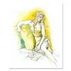 Image 1 : Lena Sotskova, "Primary Yellow" Mixed Media Original Painting, Hand Signed and w