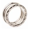 Image 2 : Bvlgari 18K White Gold B.zero1 Double Ring 48