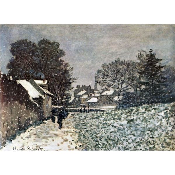 Claude Monet - Snow at Argenteuil