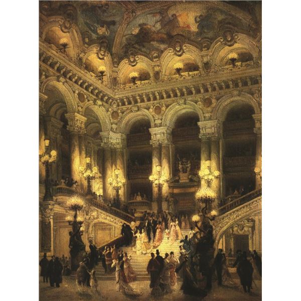 Jean Beraud Lobby Of Paris Opera