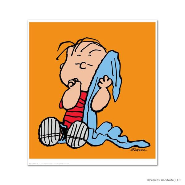 Peanuts,  Linus: Orange  Hand Numbered Limited Edition Fine Art Print with Certi