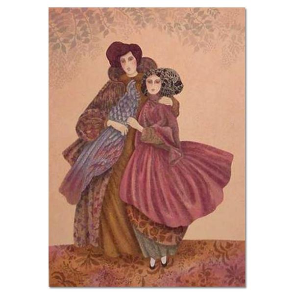 Haya Ran,  Masked Ball  Hand Signed Limited Edition Serigraph with Letter of Aut