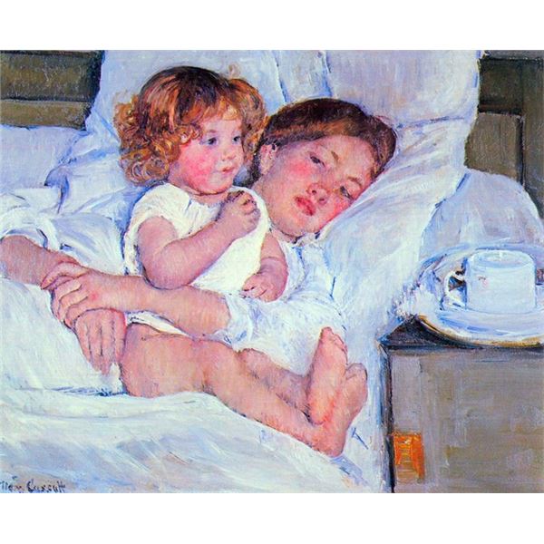 Mary Cassatt - Breakfast In Bed