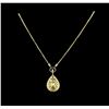 Image 2 : 2.30 ctw Diamond Necklace - 14KT Yellow Gold