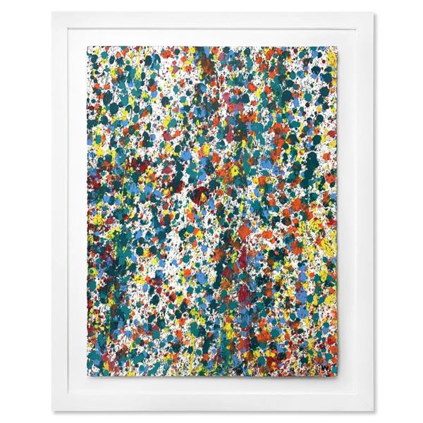 Wyland, "Splash 53" Framed Original Watercolor Painting Hand Signed with Letter