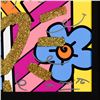 Image 2 : Romero Britto, "Sunshine" Framed Original Mixed Media on Canvas, Hand Signed wit