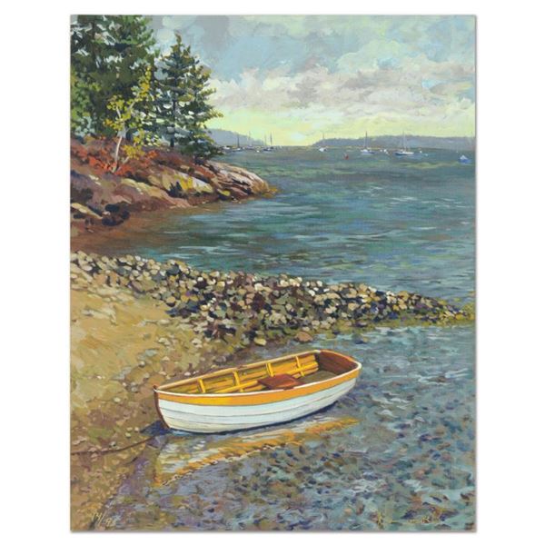 John Powell, "Coastal Shoal" Limited Edition on Canvas, Numbered 44/95 and Hand