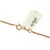 Image 5 : 14K Rose Gold 0.10 ctw Diamond Awareness Ribbon Disc Pendant w/ 16" Rope Chain