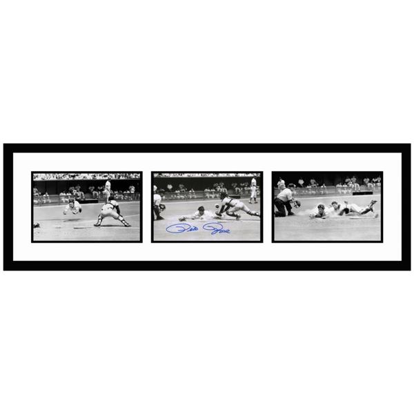 "Rose Diving Series" Framed Set of Autographed Archival Photographs Capturing Pe