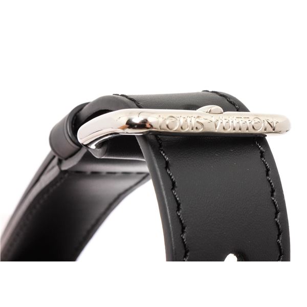 Louis Vuitton Black Leather SHW Keepall Luggage Shoulder Strap