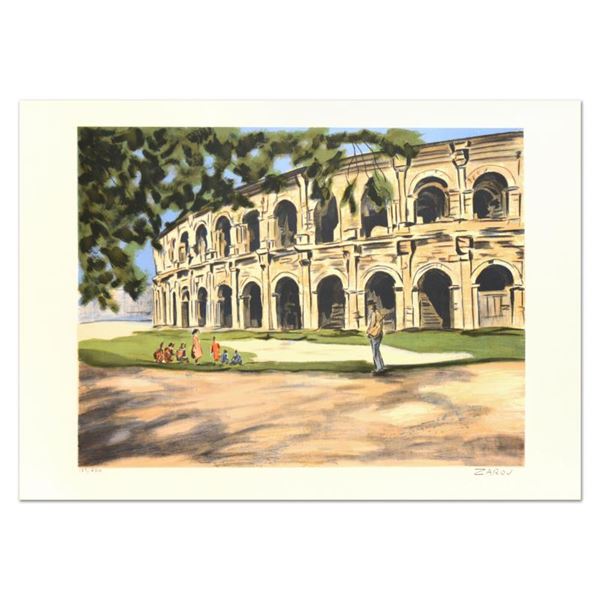 Victor Zarou, "Arles" Limited Edition Lithograph, Numbered and Hand Signed.