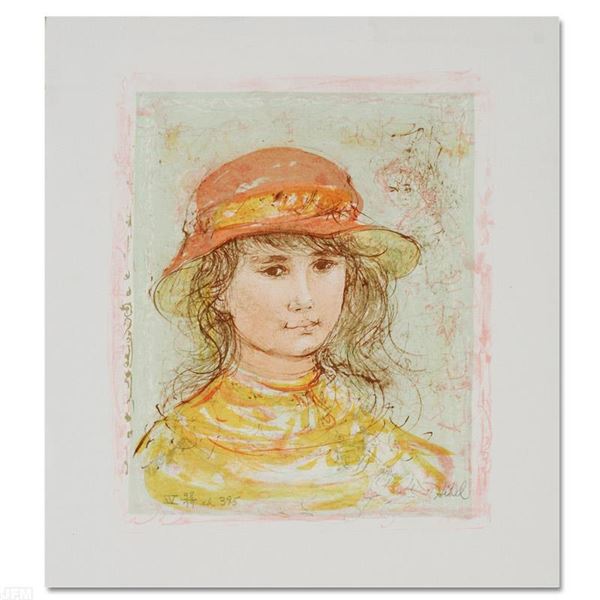 "Pamela" Limited Edition Lithograph by Edna Hibel (1917-2014), Numbered and Hand
