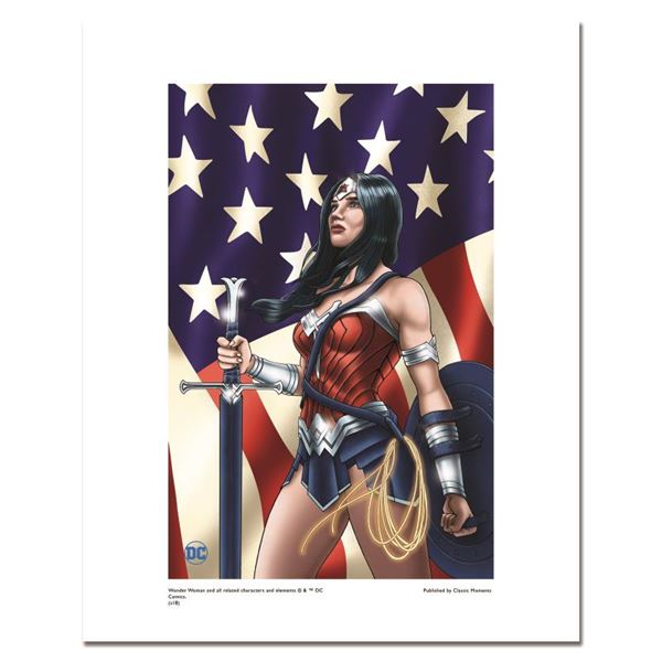  Wonder Woman Patriotic  Numbered Limited Edition Giclee from DC Comics and Jenn