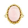 Image 2 : 9.00 ctw Rose Quartz Ring - 18KT Yellow Gold