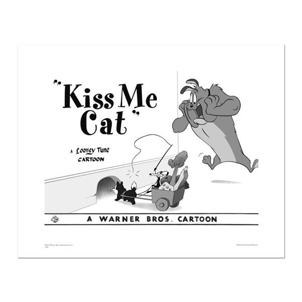 "Kiss Me Cat" Numbered Limited Edition Giclee from Warner Bros. with Certificate