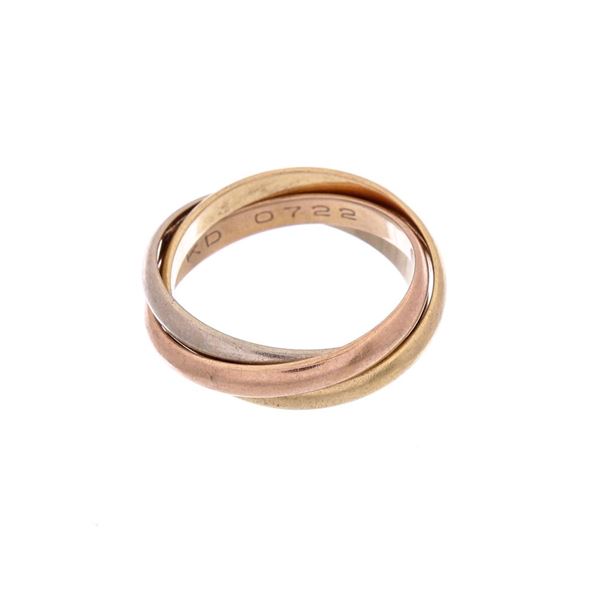 Cartier 18K Gold Extra Small Trinity Ring 49