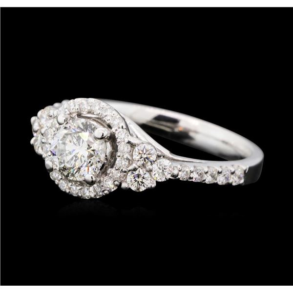 1.37 ctw Diamond Ring - 14KT White Gold