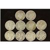 Image 1 : 10 ASSORTED 1930'S MERCURY DIMES