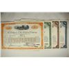 Image 2 : 4 ASSORTED VINTAGE STOCK CERTIFICATES FROM THE