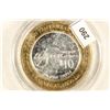 Image 2 : CASINO $10 SILVER TOKEN (UNC) WYNN LAS VEGAS