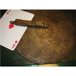 Prayer Dice Beads and Brass Layout