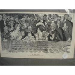 Litho from Life Publishing, 1893, At Monte Carlo