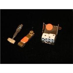 Brass Card Punch used for marking cards