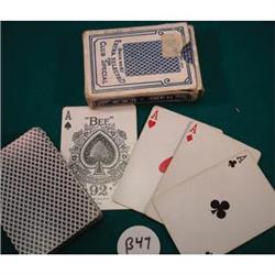 Bee back Club 92 Special Marked deck with dark diamonds