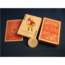 Tally Ho #9 Edge work NC. Empire Card Co., NY.
