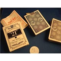 Unopened Deland Marked Deck,  Open Deland Deck and a Jozef Flash Deck,