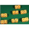 Image 1 : 7 sets of ¾ inch dice, bakelite, one regular set