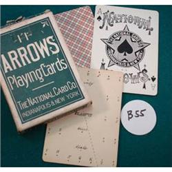 Arrows playing cards. National Card Co.,
