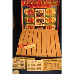 Blackjack Horoscope Pull Tabs