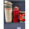 Image 2 : Vintage Esso Safety Flare In Original Container Plus Wynn's Empty Friction 4oz Tin