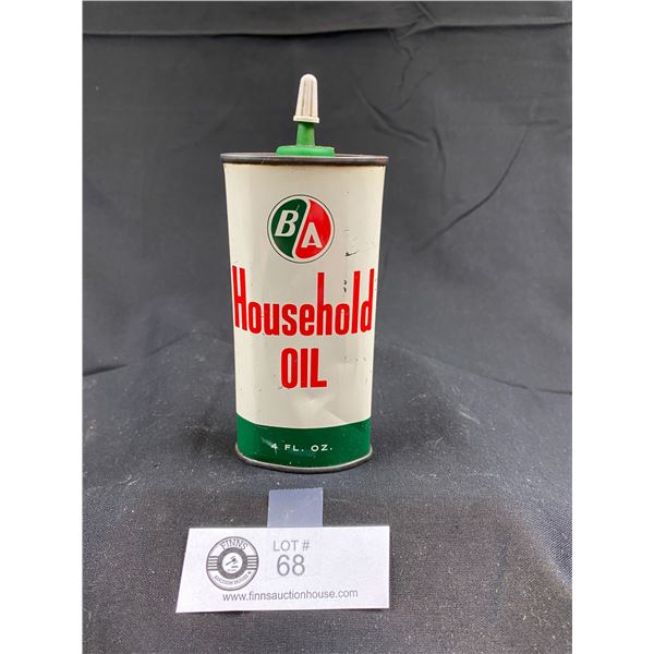 B/A Household Oil 4oz Tin