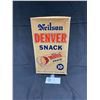 Image 1 : Vintage Neilson Denver Snack 10c Chocolate Bar Box, Nice Advertisement, Empty